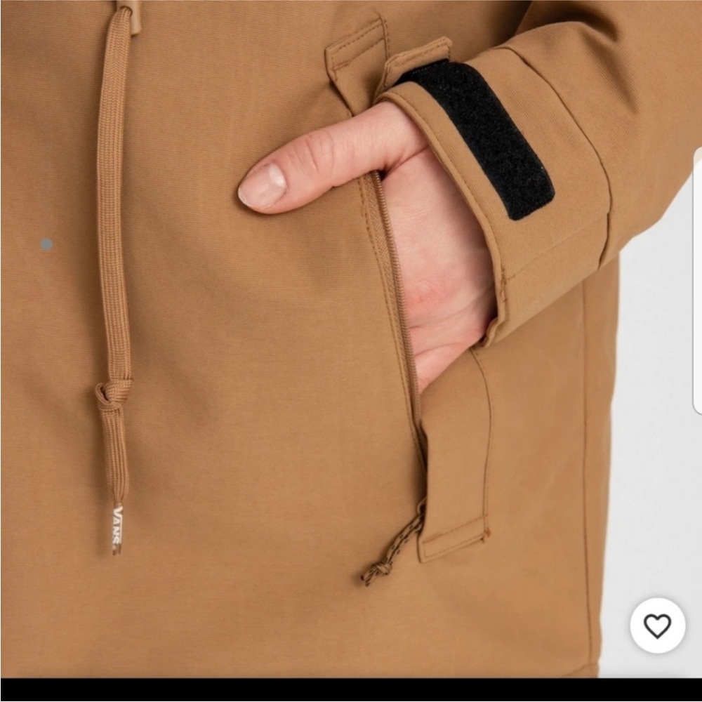 MTE Vans Tan Hooded Coat - Picture 6 of 7